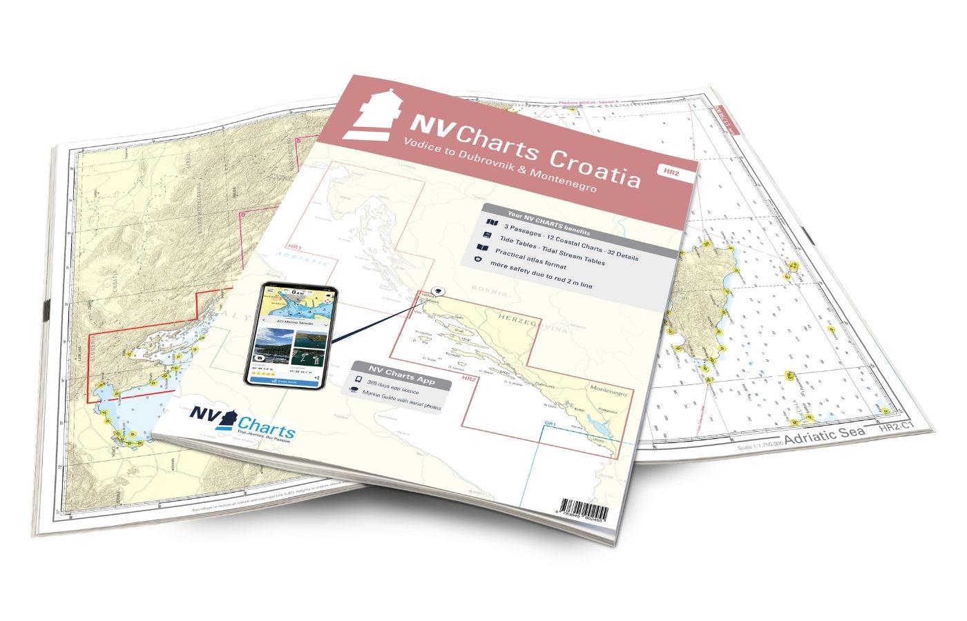 NV Seekarten Atlas Kroatien HR2