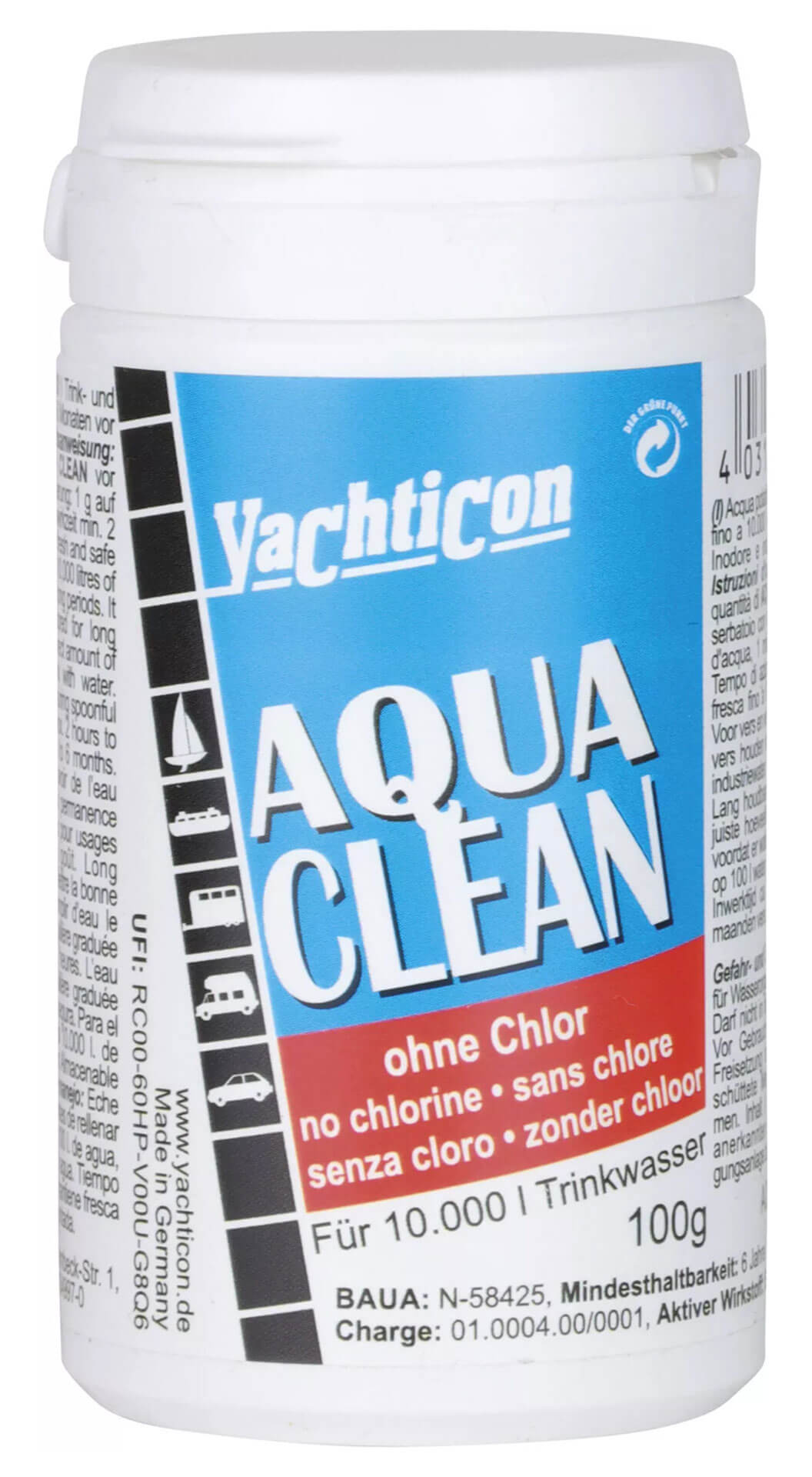 Yachticon Aqua Clean Pulver Wasseraufbereitung