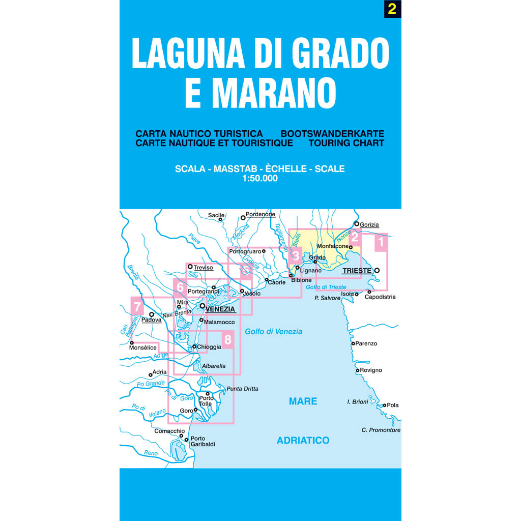 Seekarte Lagune Grado - Marano N02