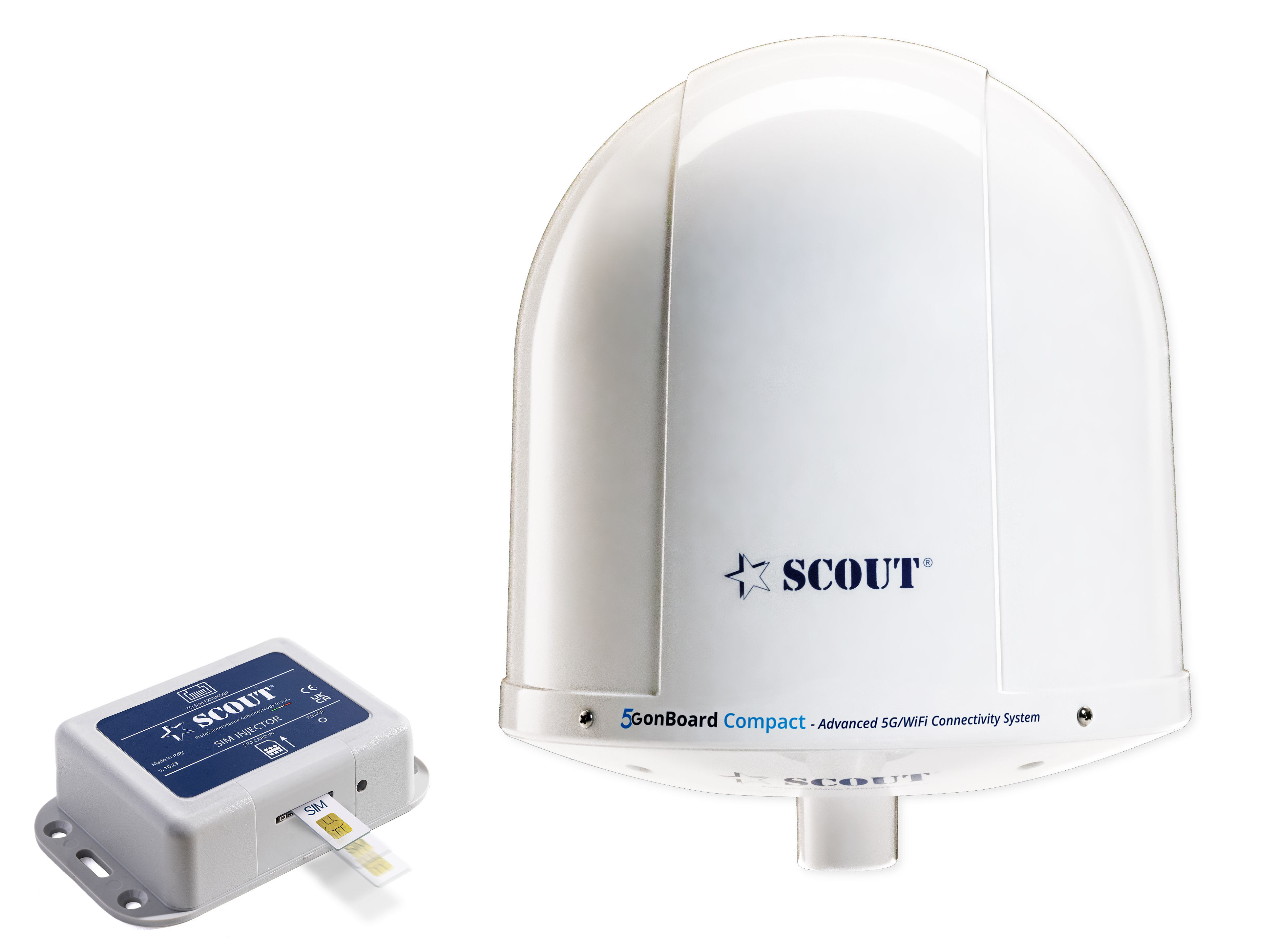 Scout 5G onBoard Compact Antenne - weiß