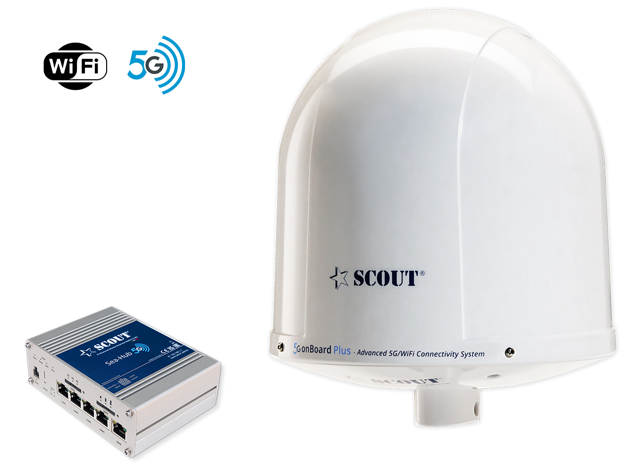 Scout 5G onBoard Plus Antenne - weiß