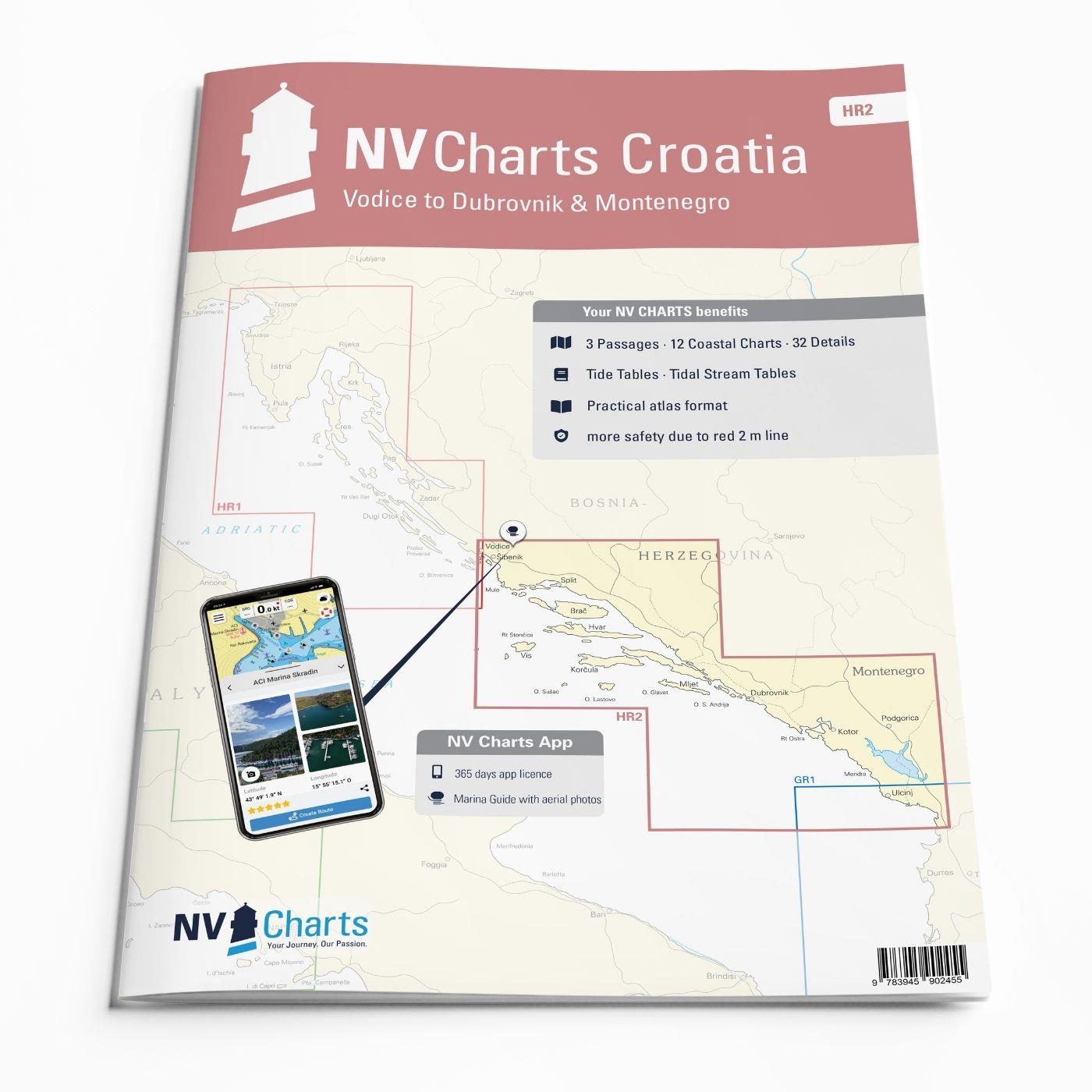 NV Seekarten Atlas Kroatien HR2