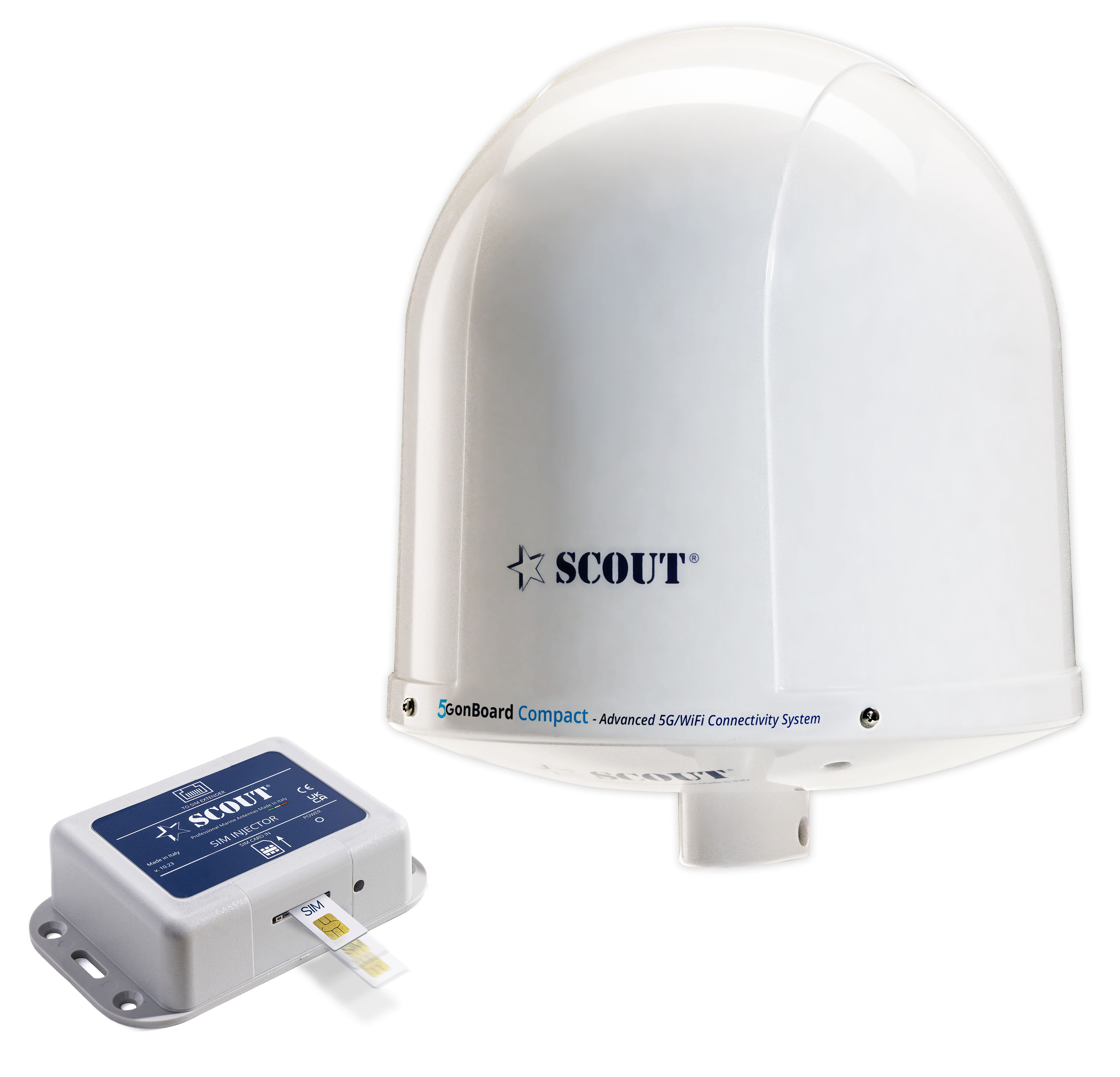 Scout 5G onBoard Compact Antenne - weiß