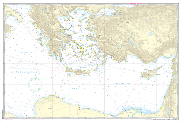 NV Passage Charts Mediterranean West