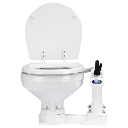 Jabsco-Toilette mit Handpumpe