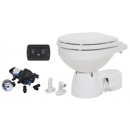 Jabsco-Toilette Quiet Flush E2 Kompakt & Spülpumpe