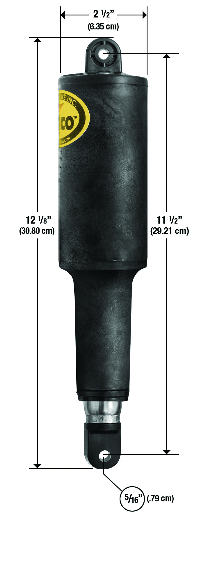 Lenco Trimmzylinder 101 / 2-1/4" (5.715 cm)