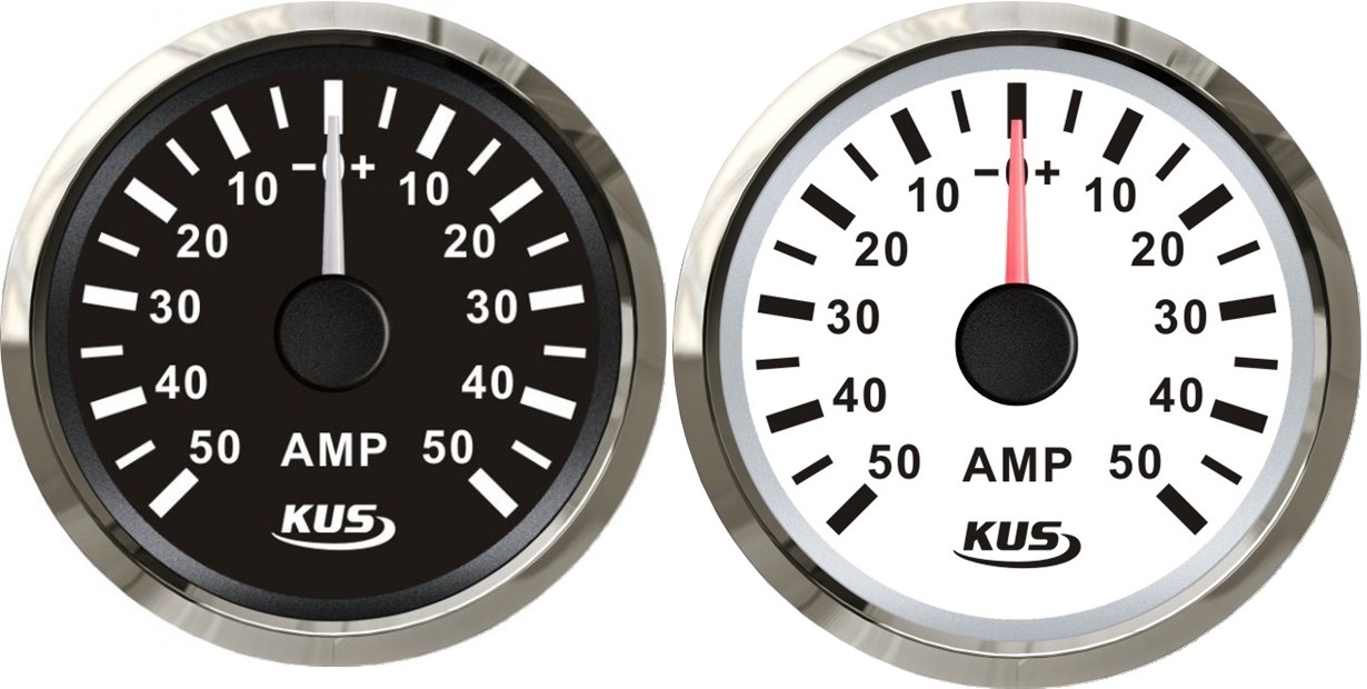 KUS Amperemeter +/- 80 Amp inkl. Shunt