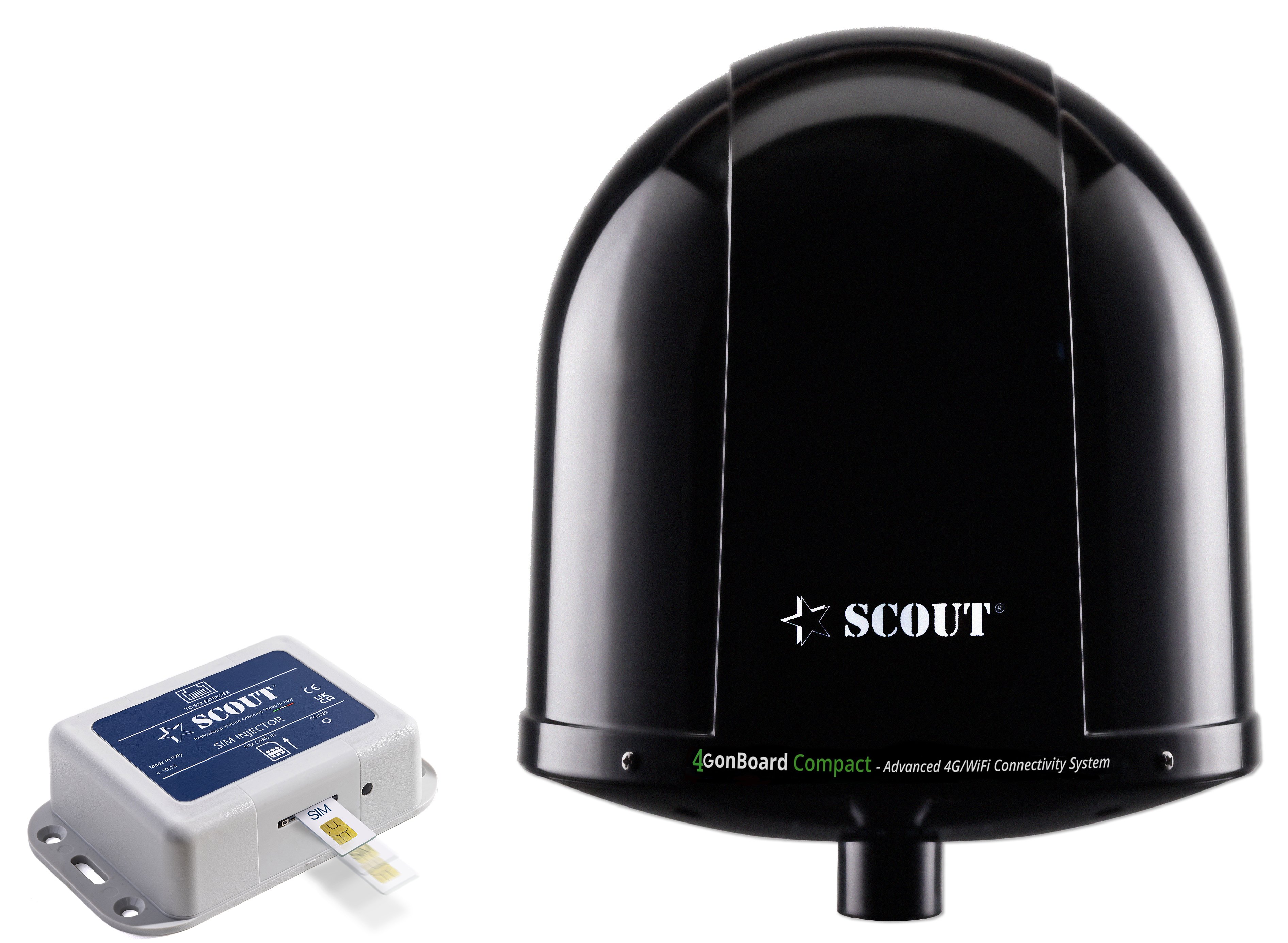 Scout 4G onBoard Compact Antenne - schwarz