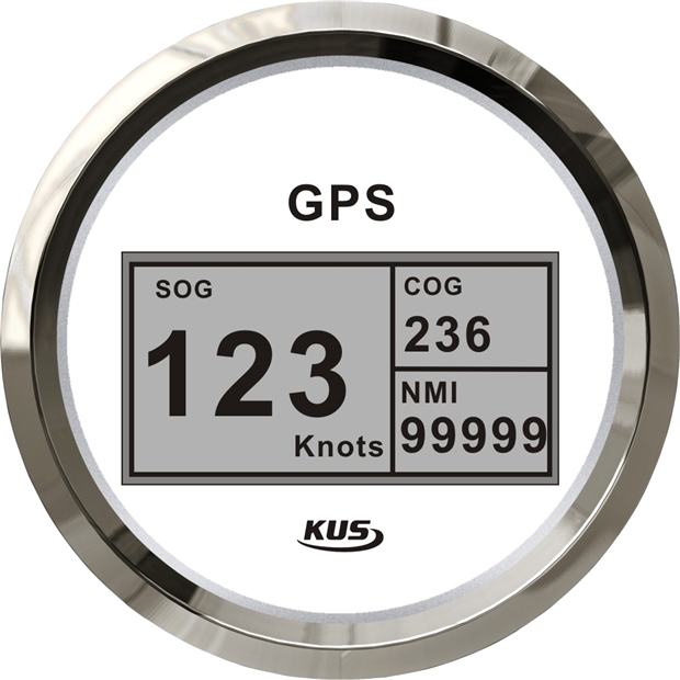 KUS GPS Speedometer digital mit Kompass