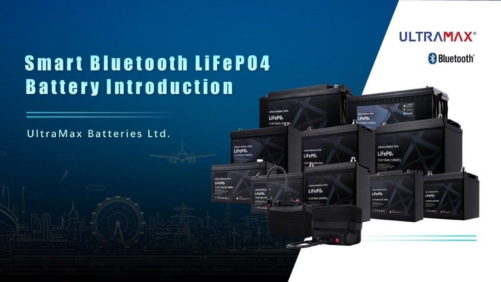 Ultramax LiFePo 12V 200Ah mit Bluetooth