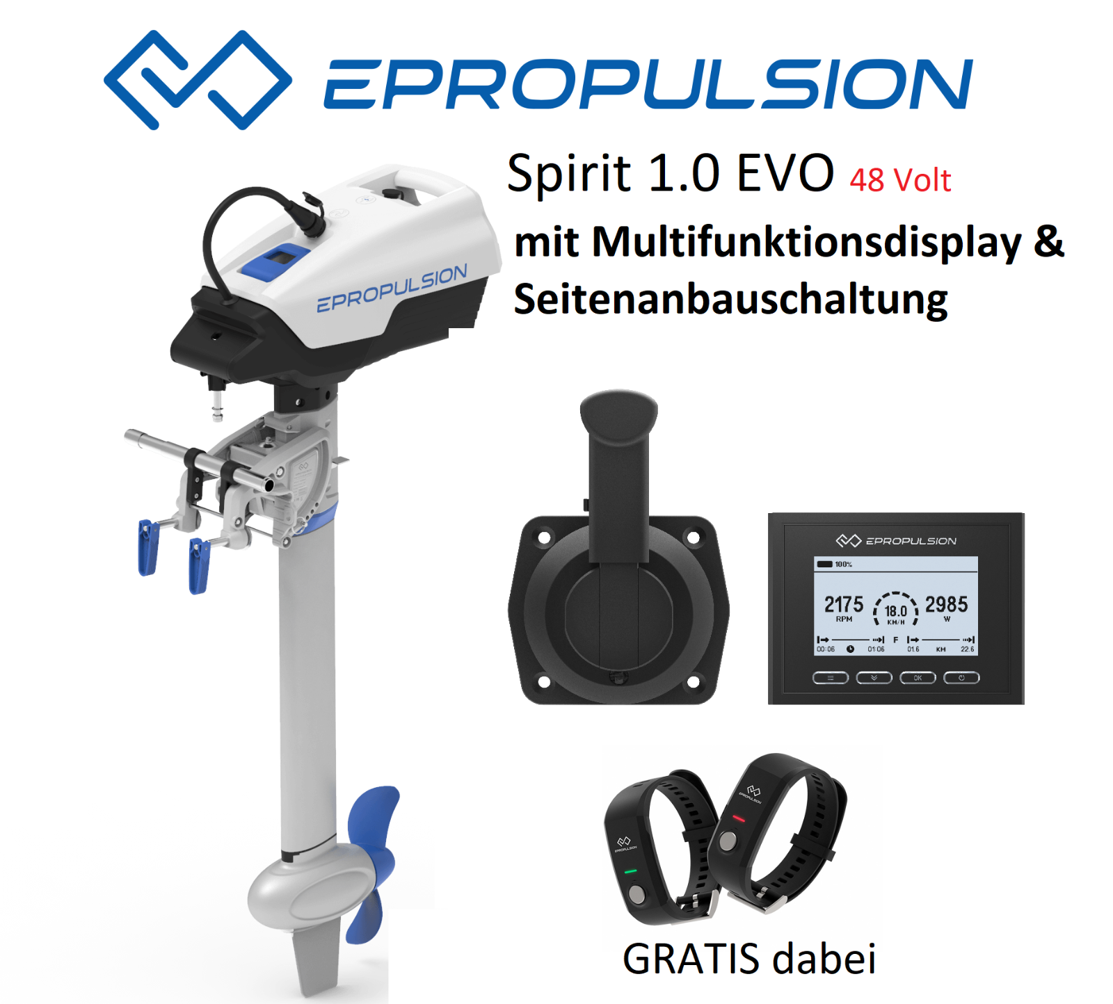 ePropulsion Batteriekabel Spirit Motor zu E-Serie Batterie  Maritimo - Ihr  Online-Shop für Boots- und Yachtenzubehör