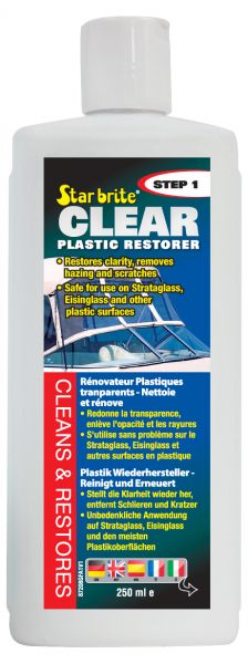 Star Brite Clear Plastic Scratch Remover Step 1