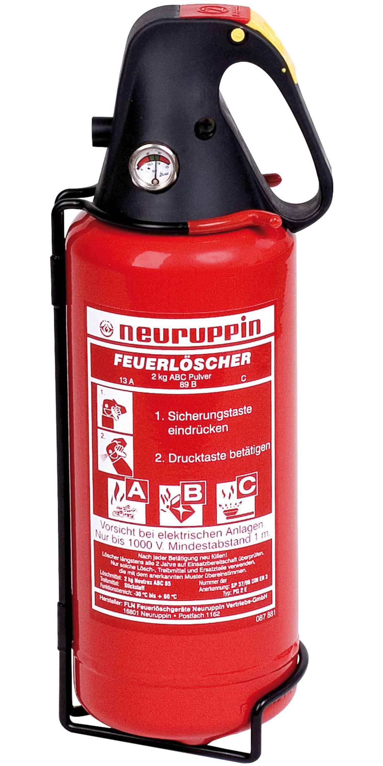 2KG ABC-Pulver-Feuerlöscher