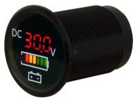 Talamex Voltmeter mit Batterieanzeige